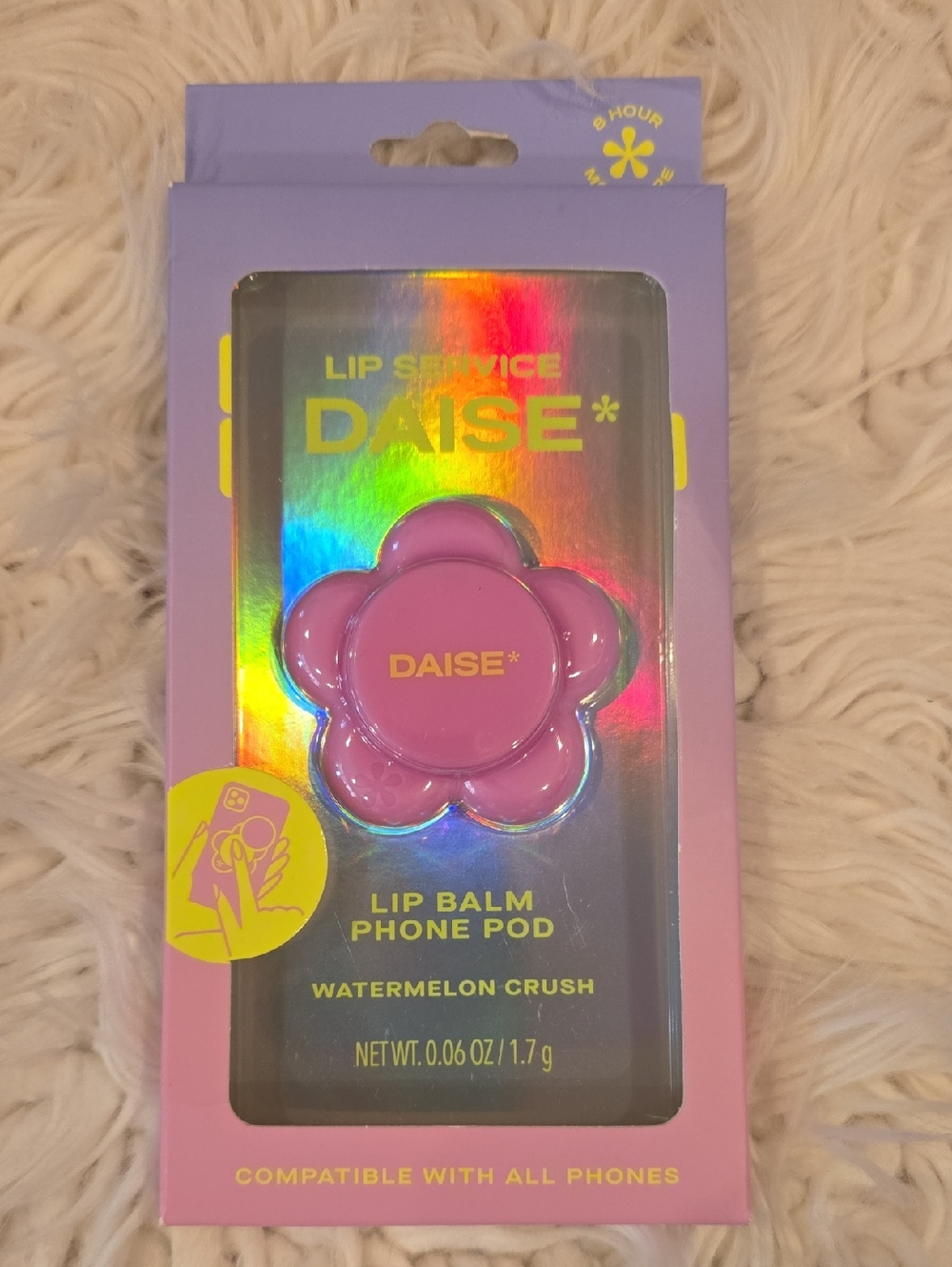 Daise Pink Lip Balm Phone Pod - Watermelon Crush